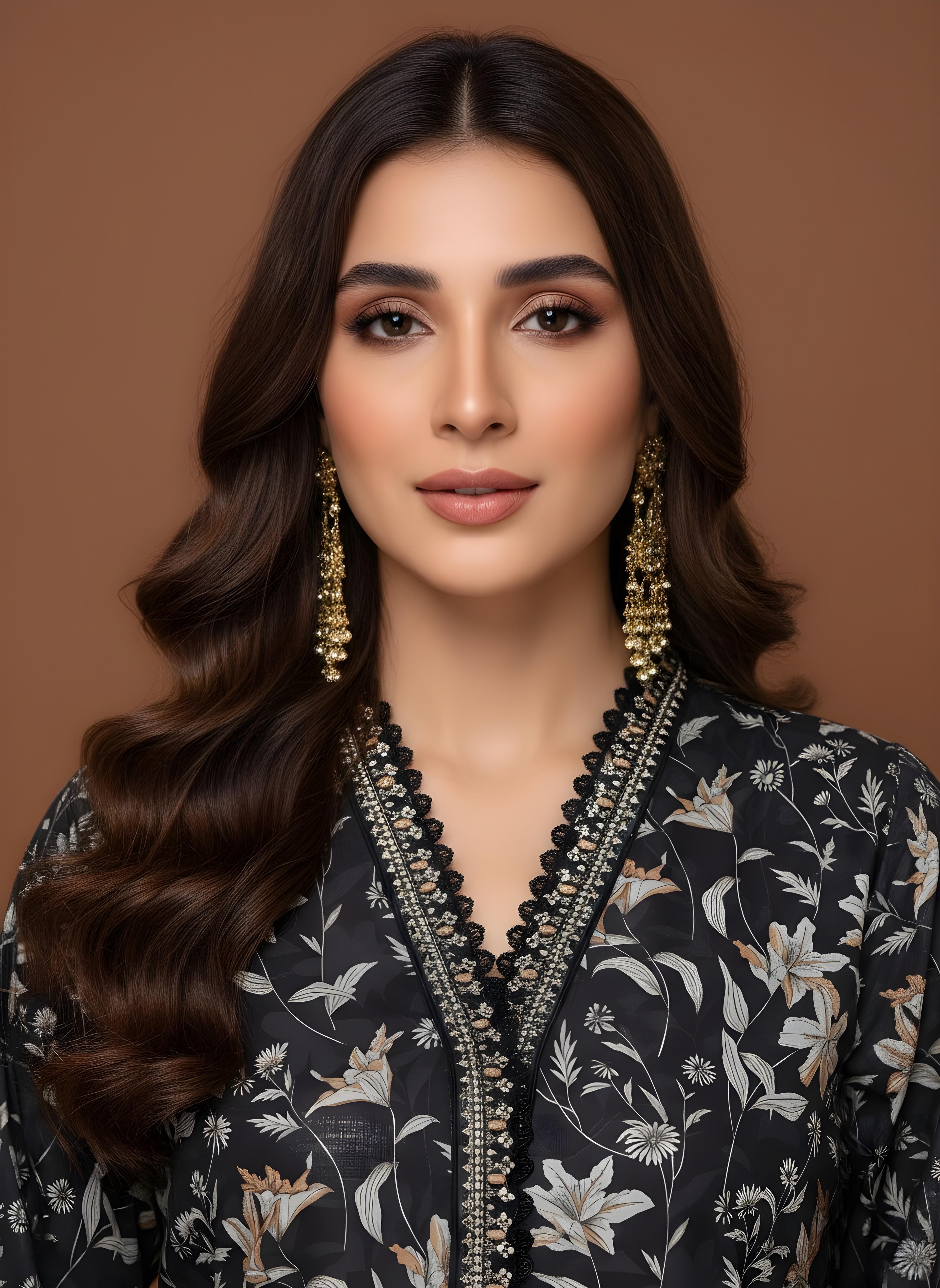 Noir Ivy - SB Printed Khaddar