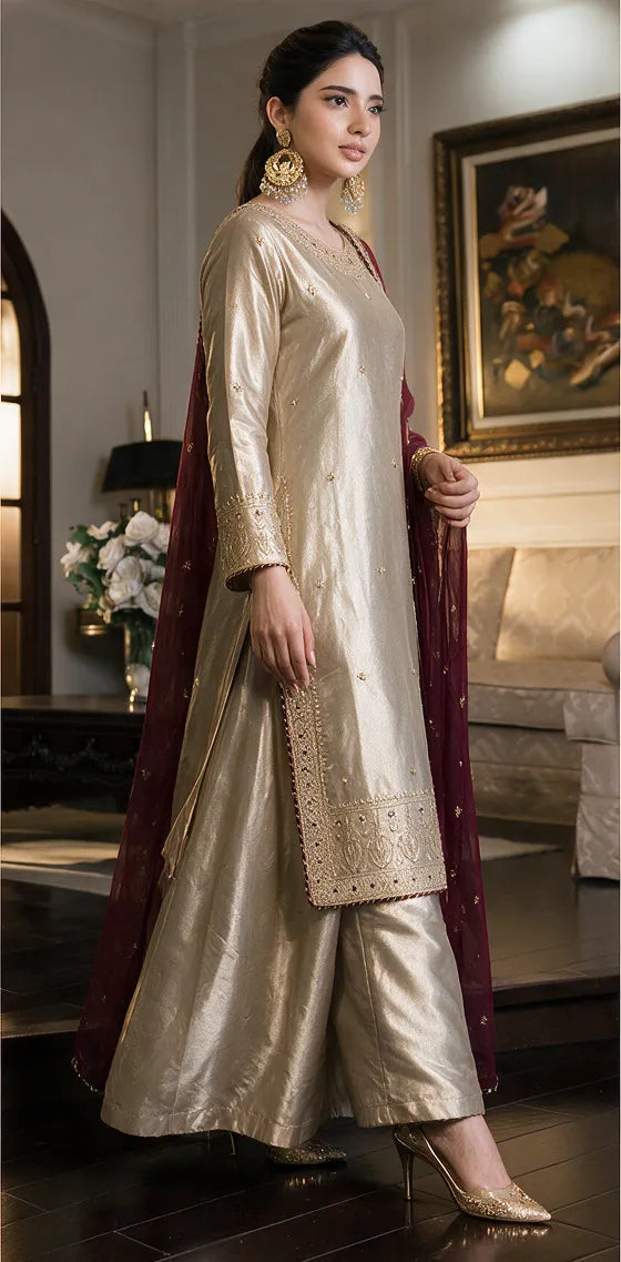 Sunehri - Premium Masoori Silk
