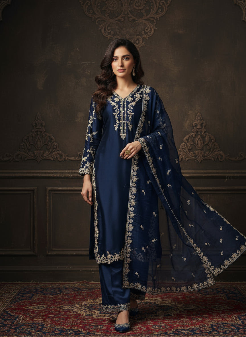 Sherrys Silk - Blue