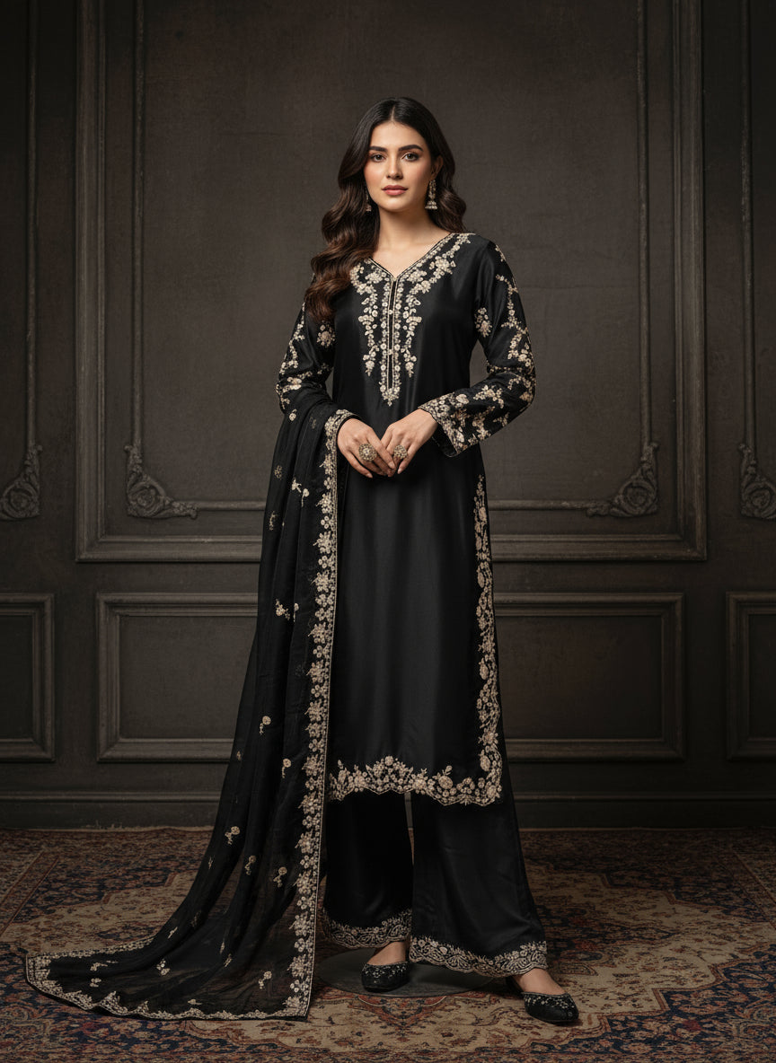 Sherrys Silk - Black