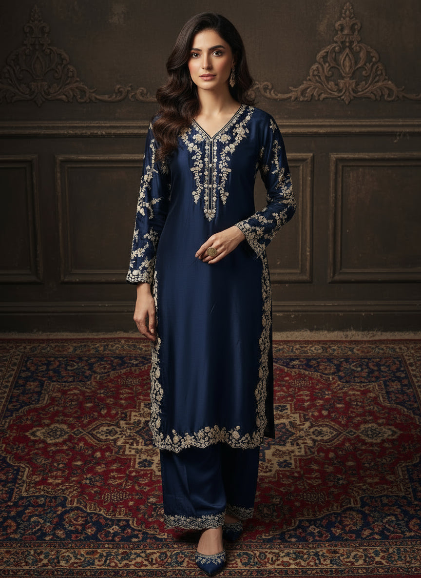 Sherrys Silk - Blue
