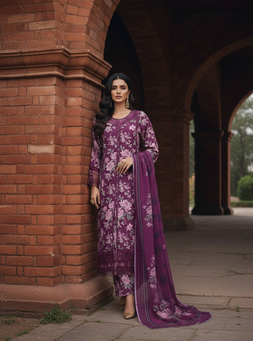 Violet Muse - Sadabahar Viscose