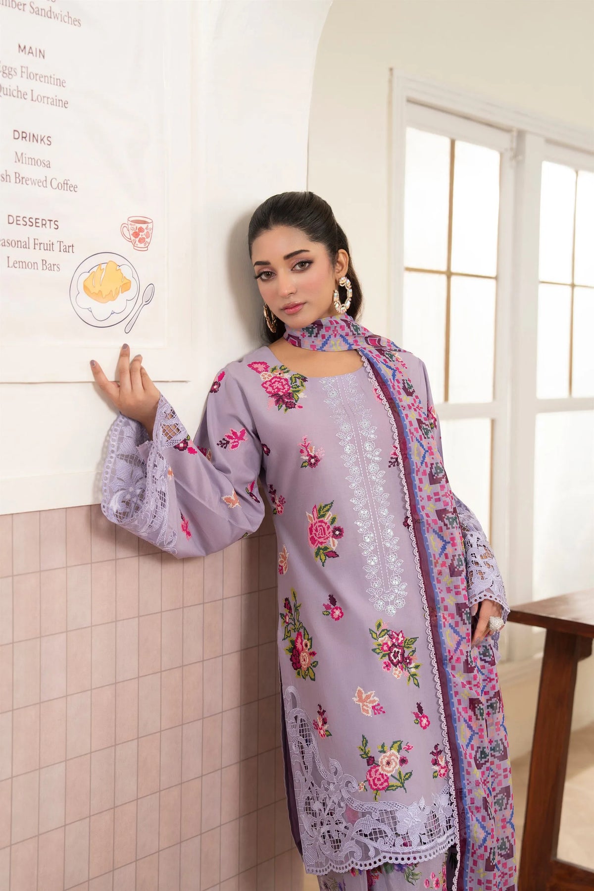 Karma Flora 1606 Heather Purple