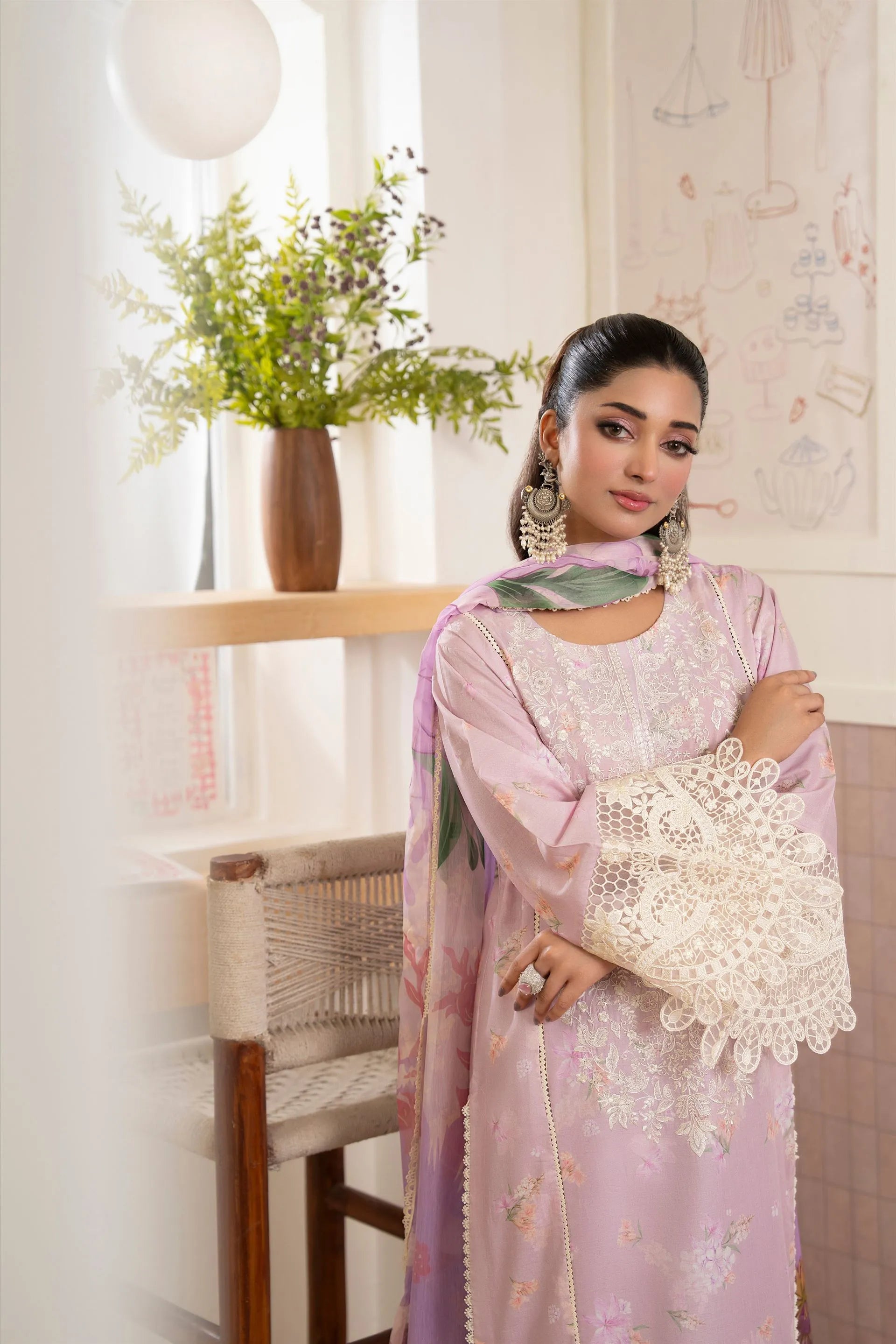 Karma Flora 1607 Rose Lilac