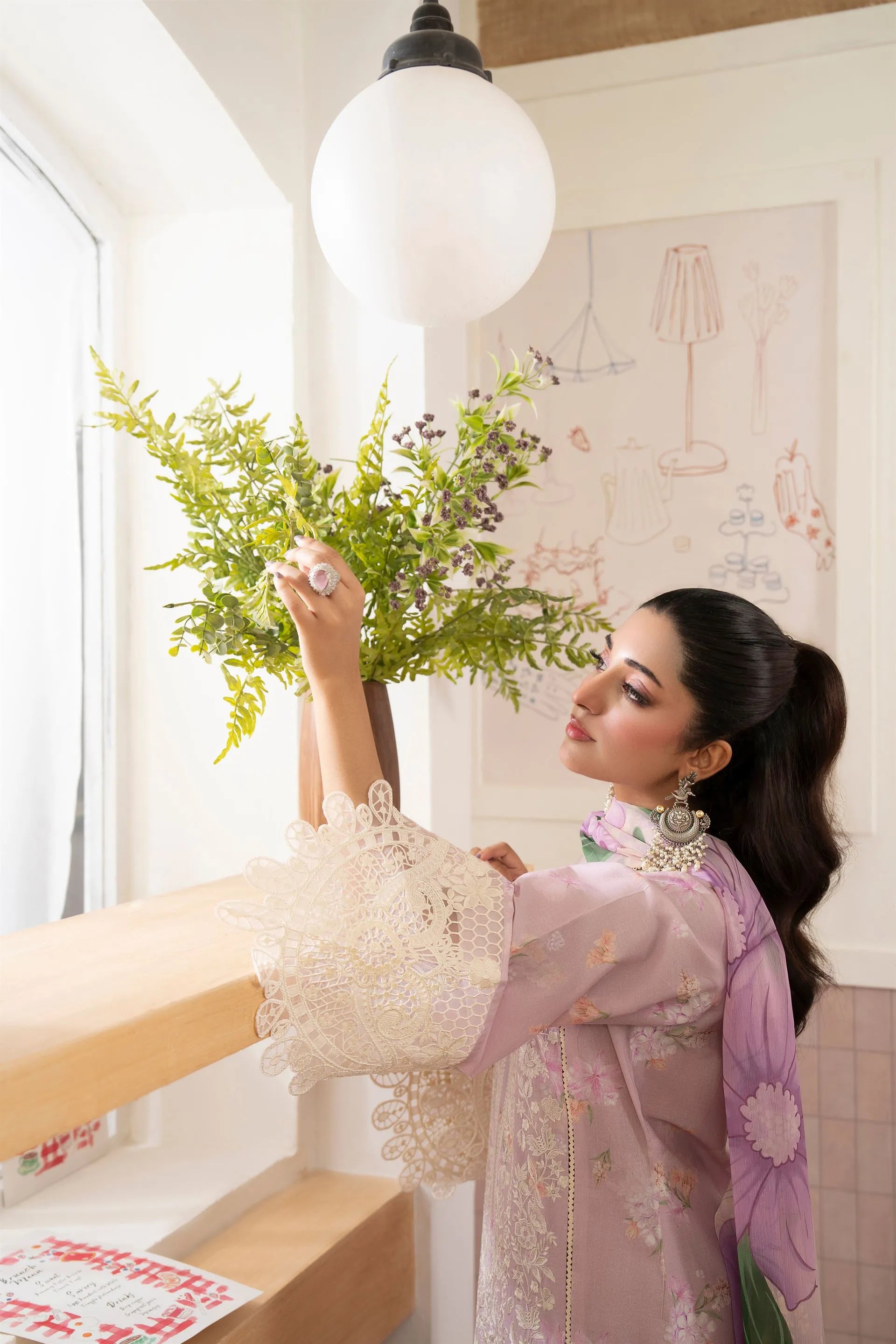 Karma Flora 1607 Rose Lilac
