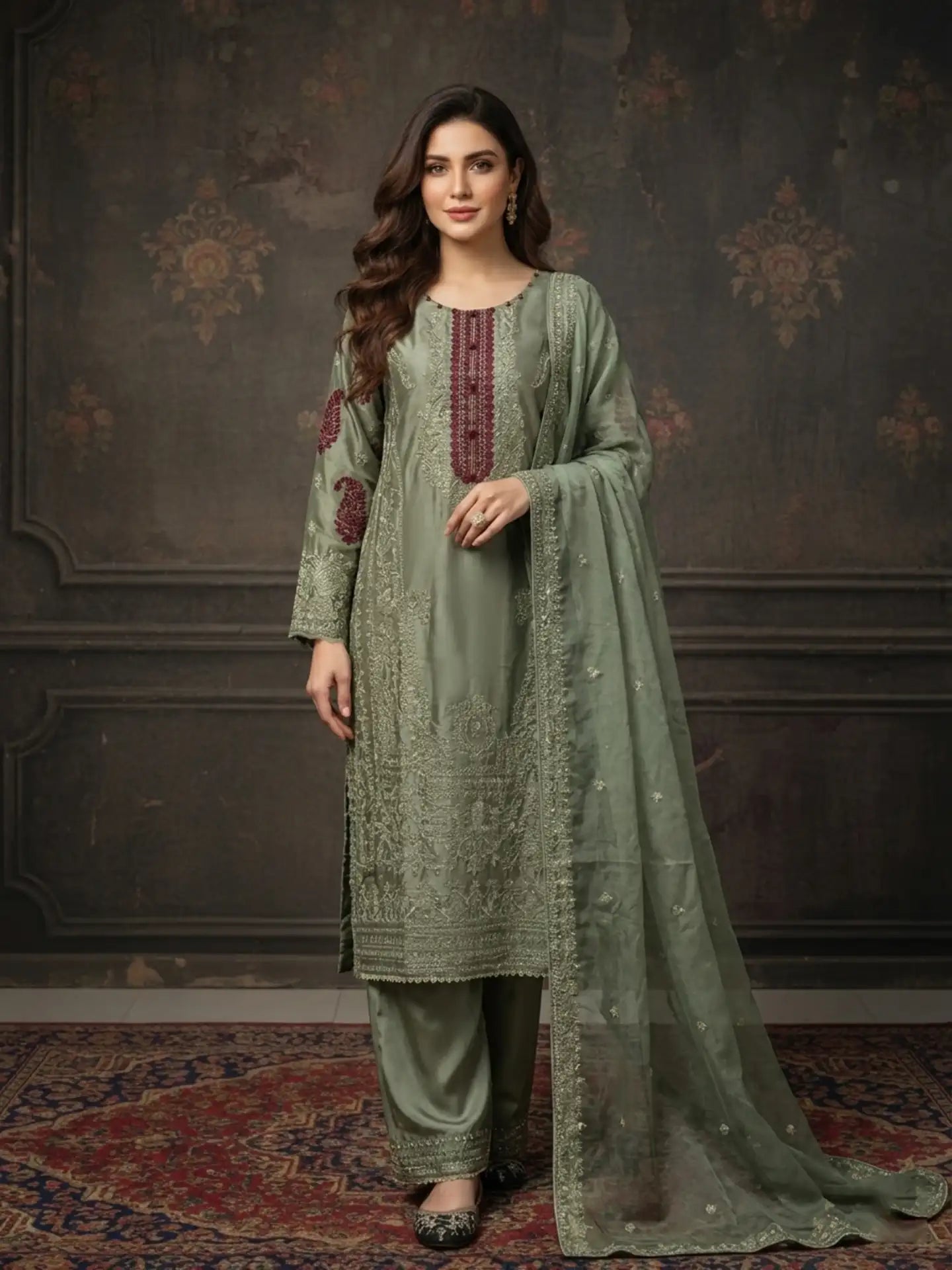 Sherry Silk - Olive Opulence