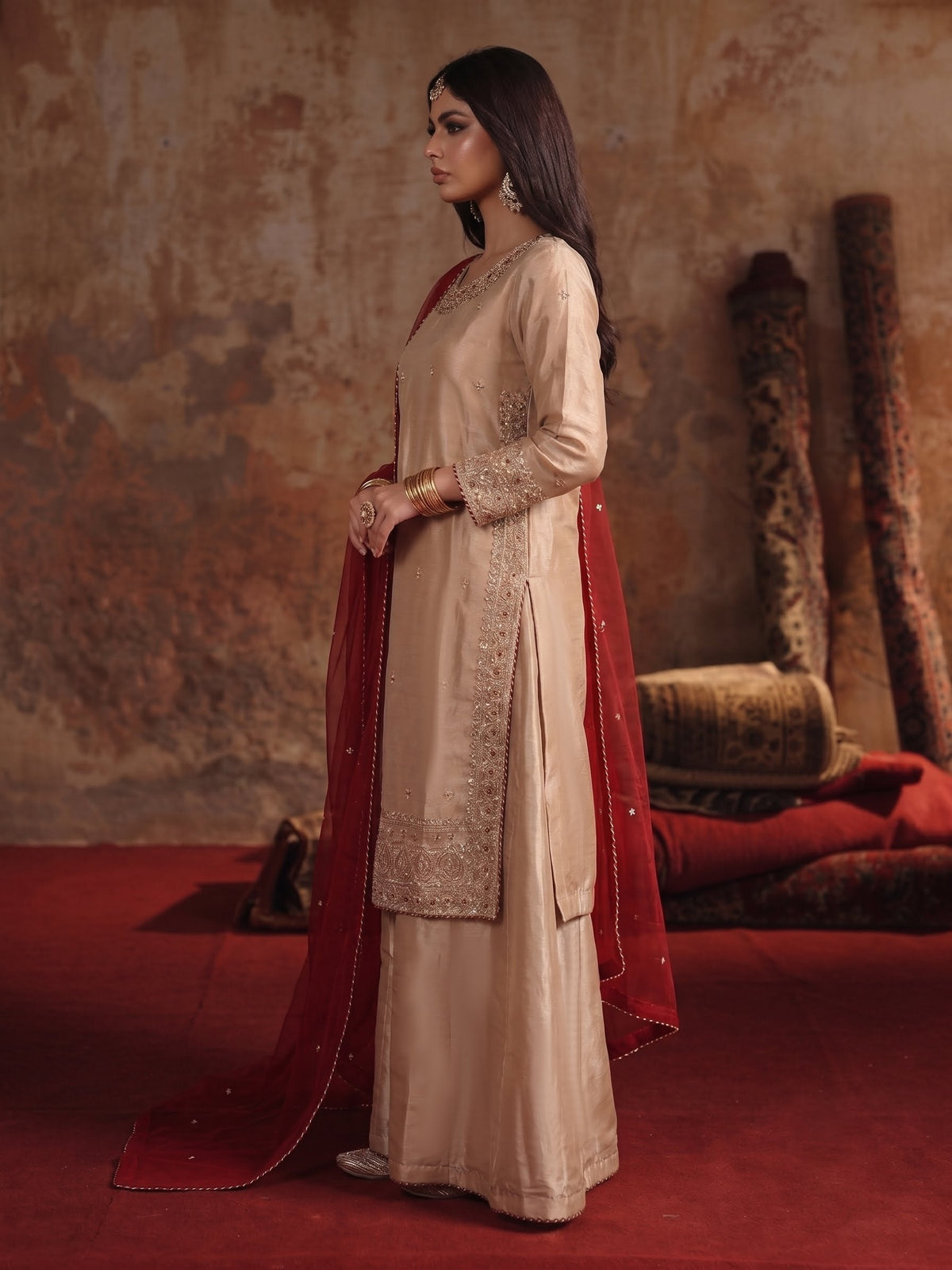 Sunehri - Premium Masoori Silk