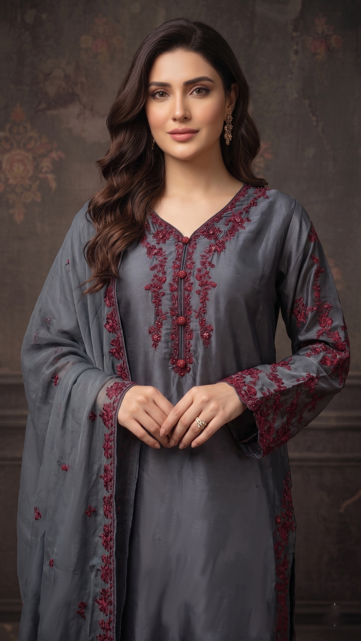 Sherrys Silk - Dark Grey