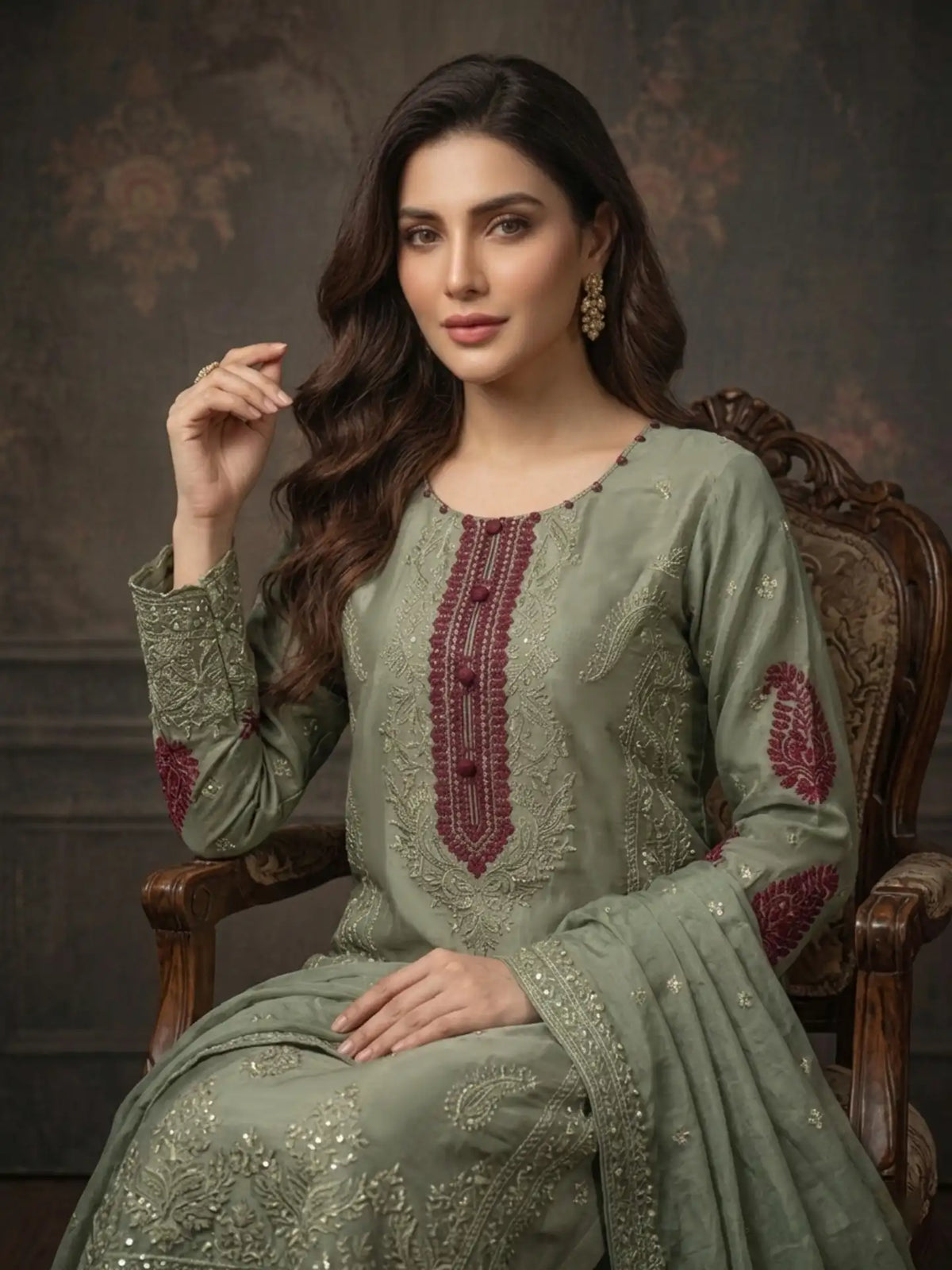 Sherry Silk - Olive Opulence