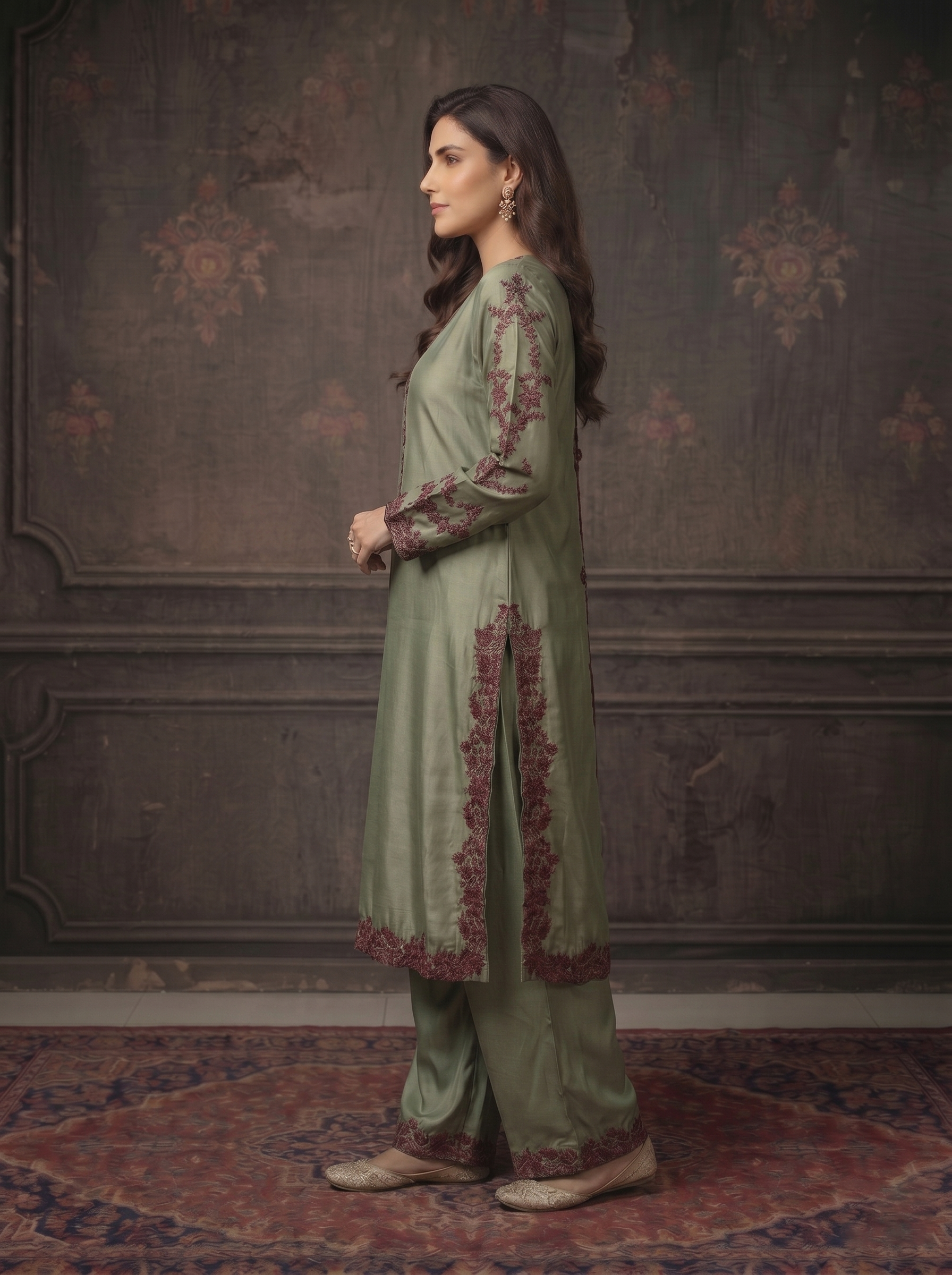 Sherrys Silk - Olive