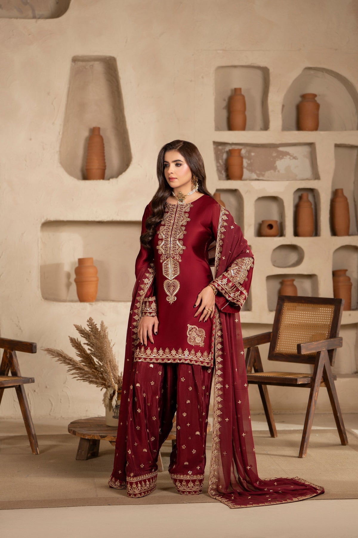 KC - F-534 - WINE RED