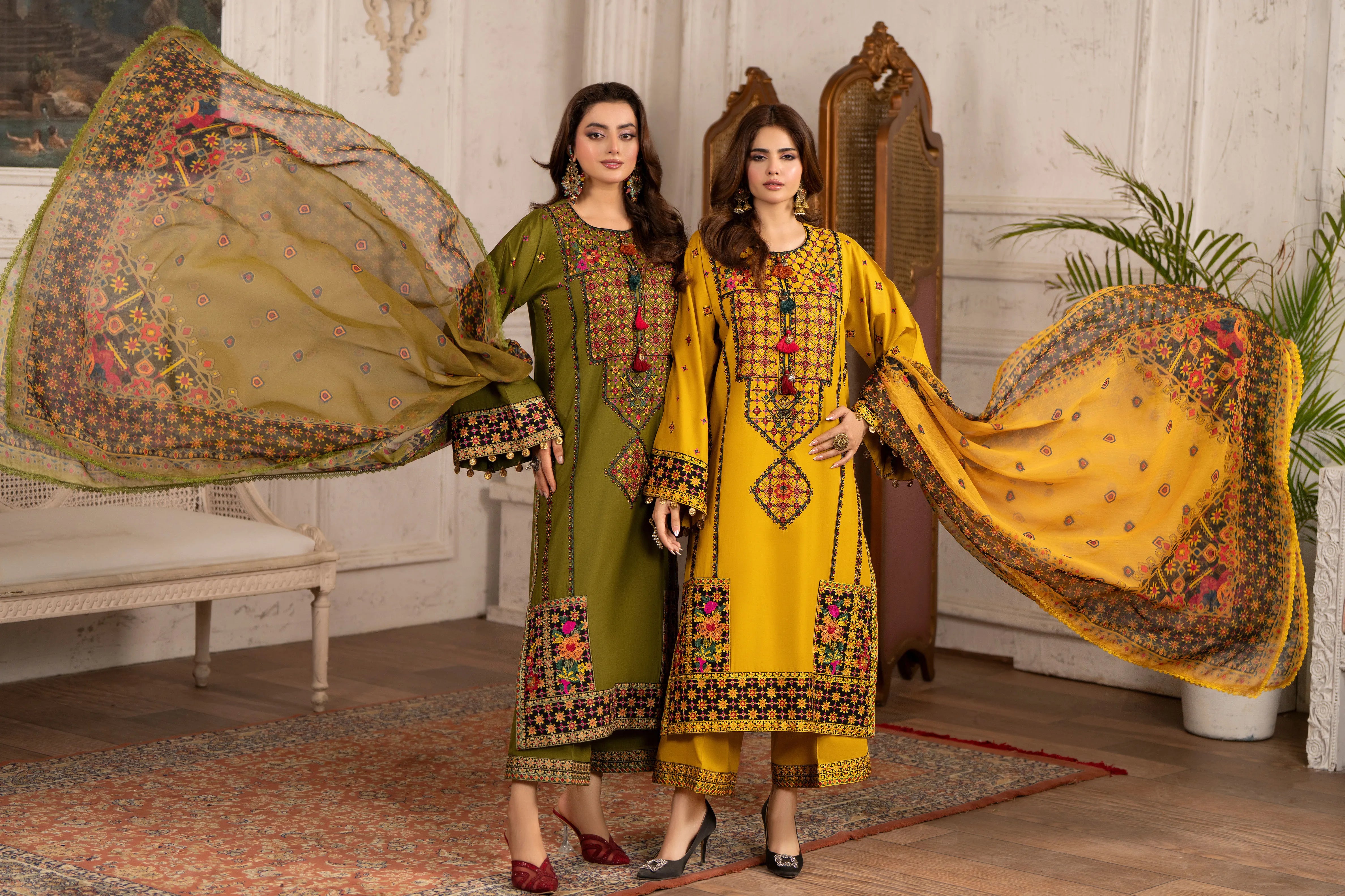 KC-1567- Saffron Folk