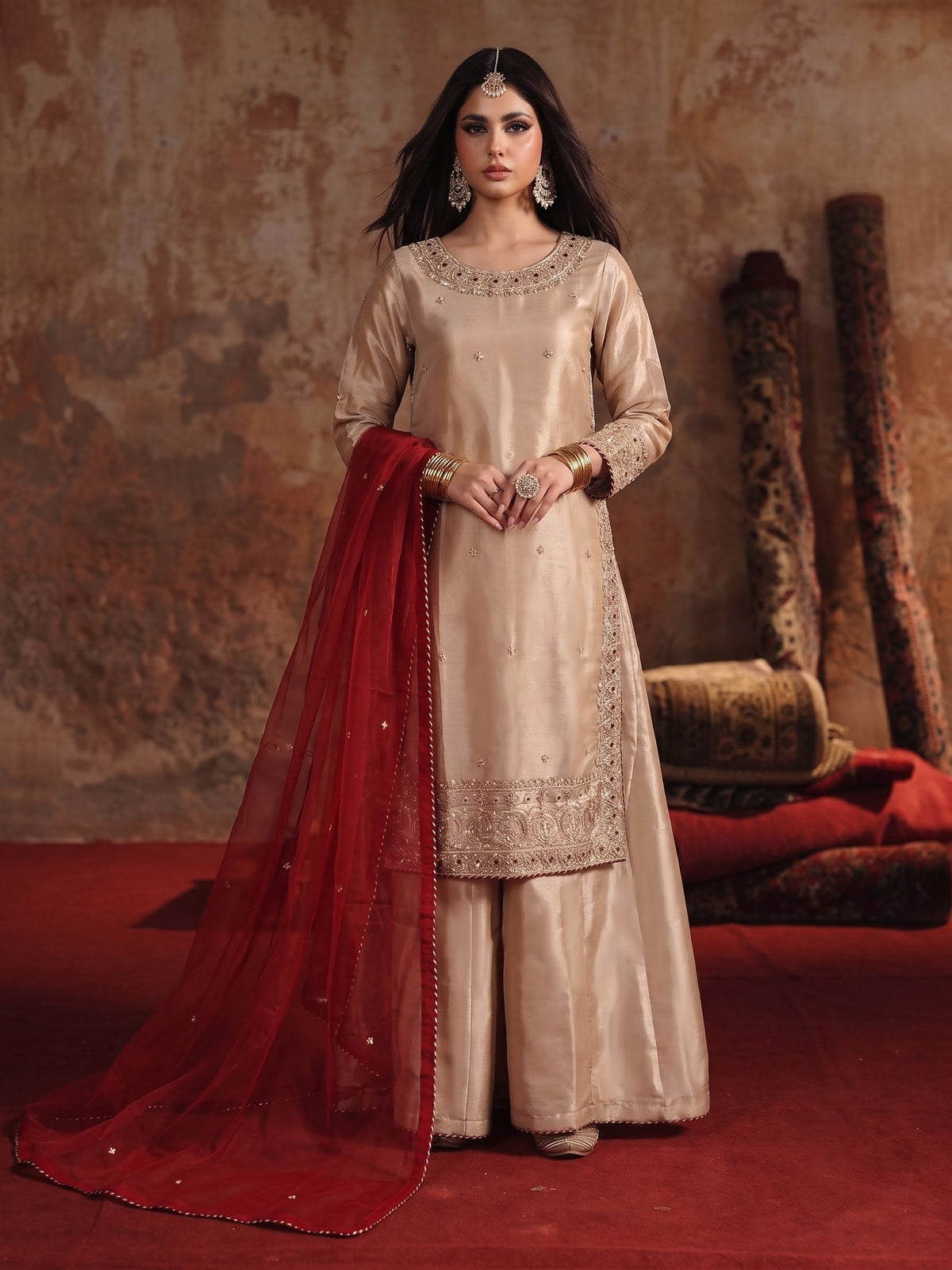 Sunehri - Premium Masoori Silk