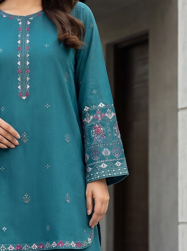 Teal Organza - SB
