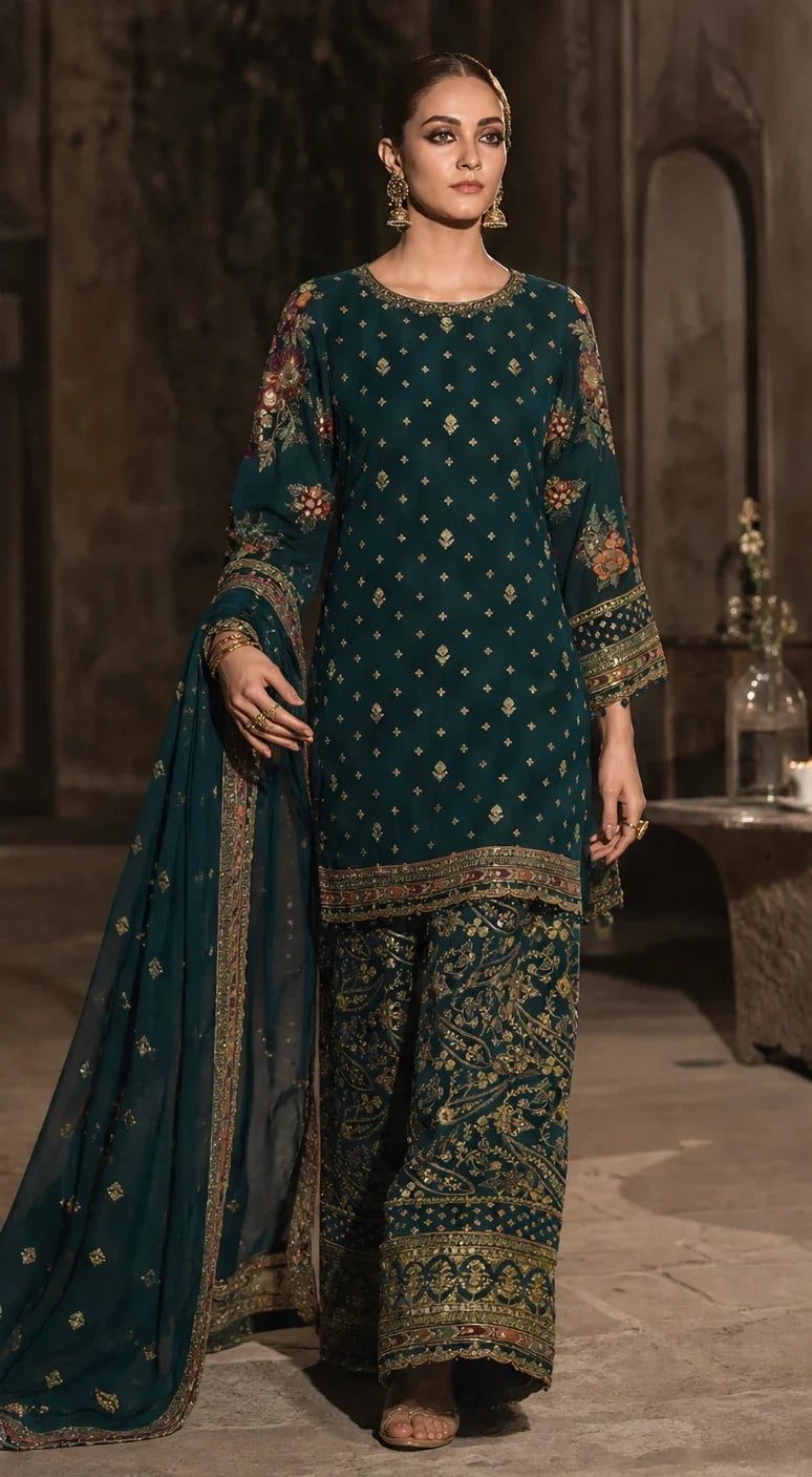 Sukoot - 3-Piece Chiffon Festive Edit